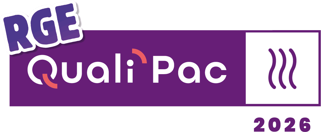 Logo RGE QualiPAC — Voltana, installateur certifié n° QPAC/85334, Aix-en-Provence