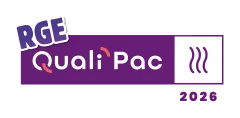 Logo RGE QualiPAC — Voltana, installateur certifié n° QPAC/85334, Aix-en-Provence